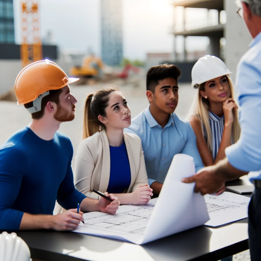 Illustration du secteur Construction / BTP / Immobilier pour Bouygues