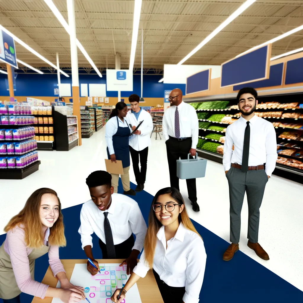 Illustration du secteur Retail / Distribution pour Auchan