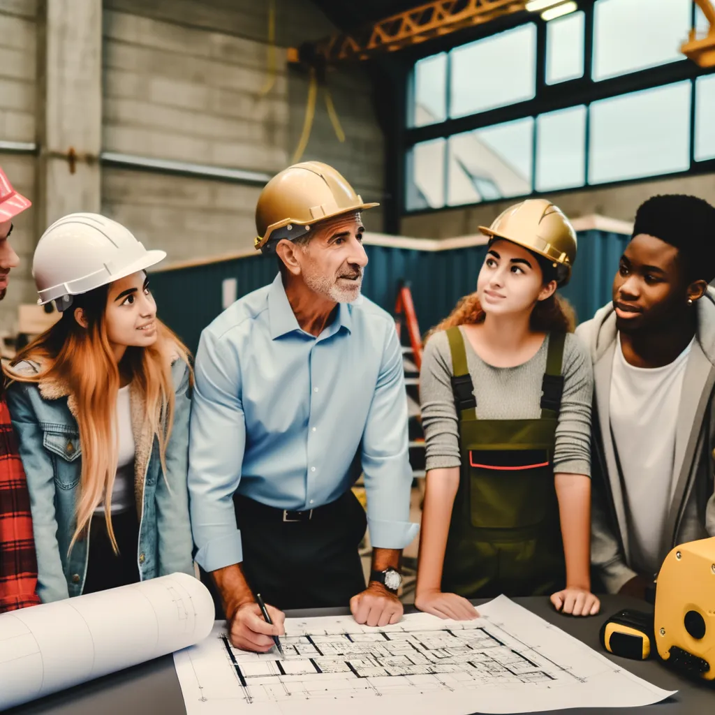 Illustration du secteur Construction / BTP / Immobilier pour Saint-Gobain