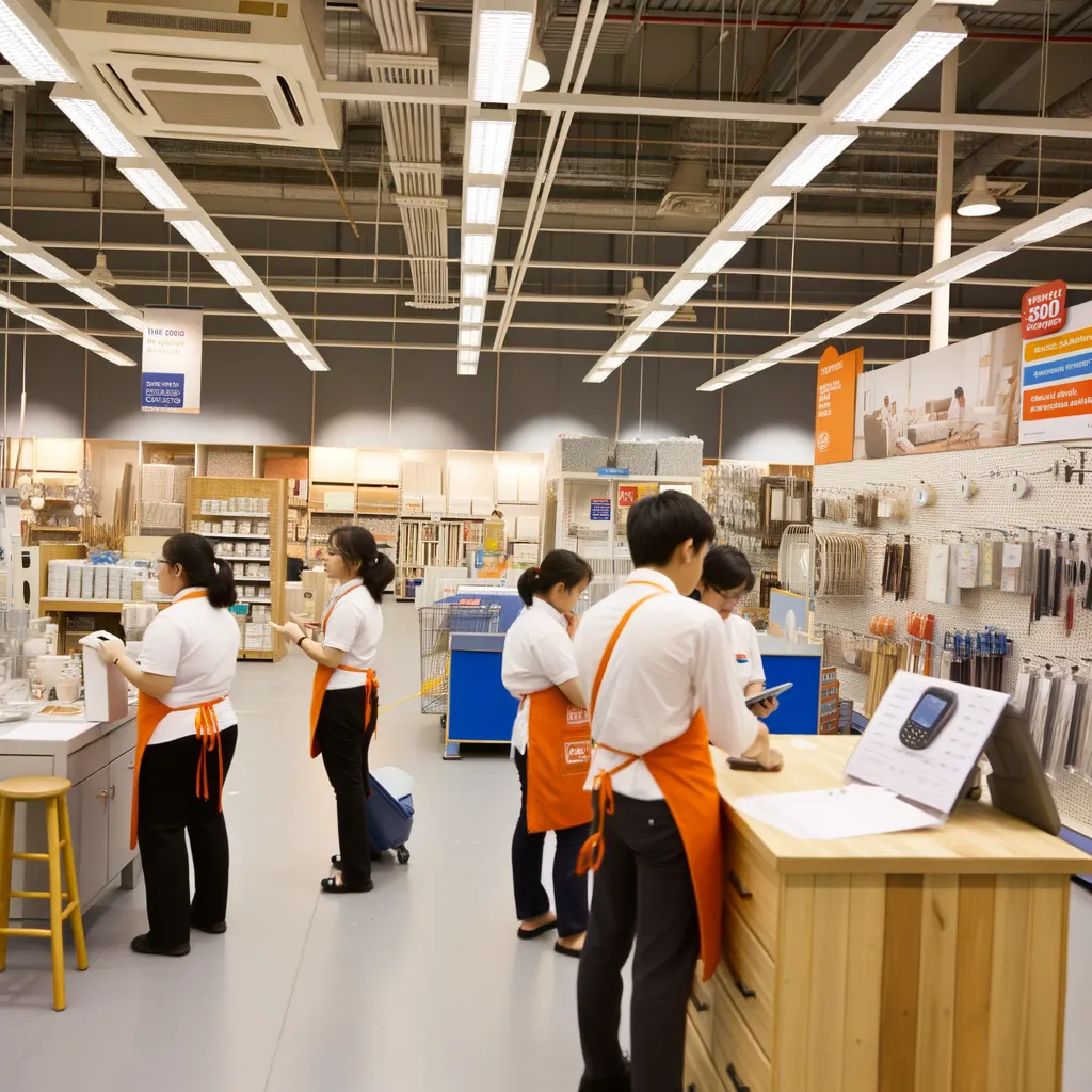 Illustration du secteur Retail / Distribution pour Leroy Merlin