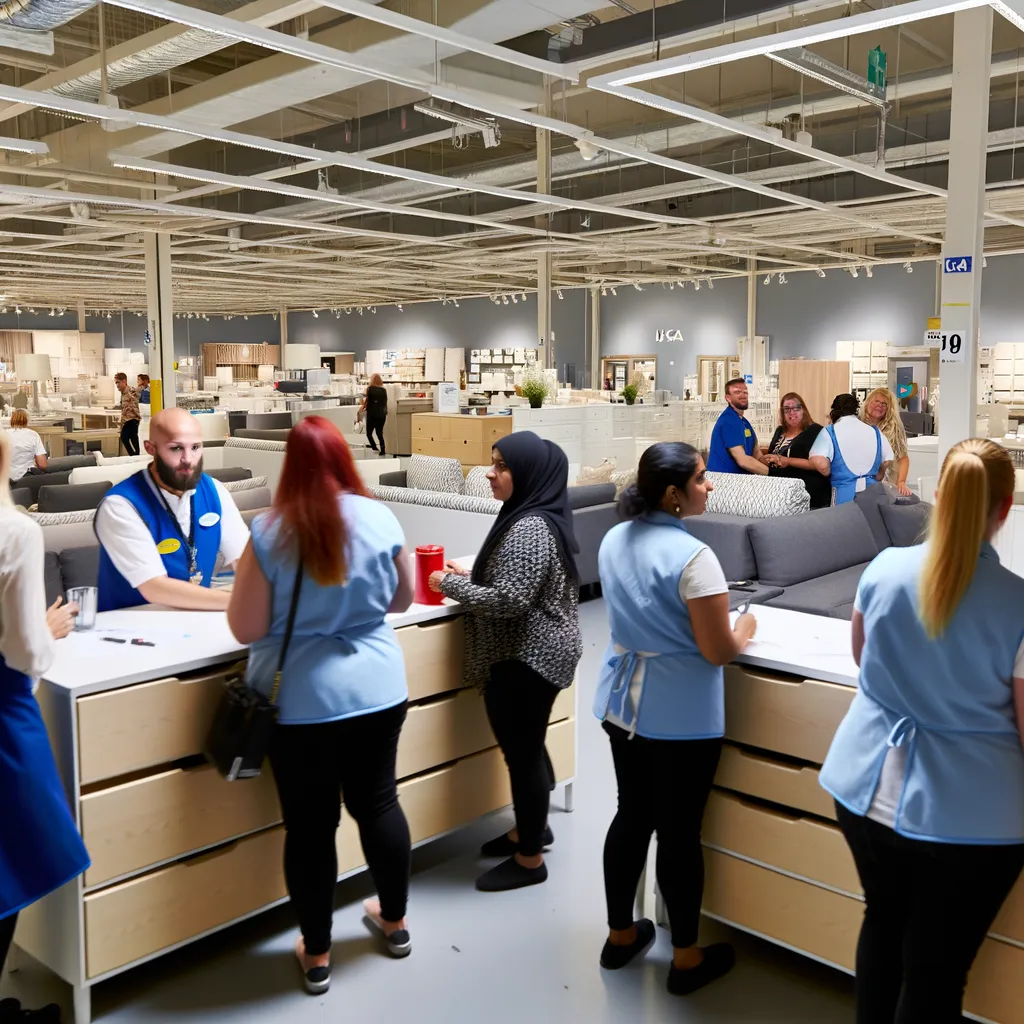 Illustration du secteur Retail / Distribution pour IKEA France