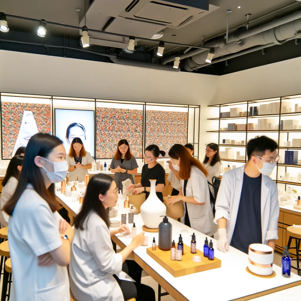 Illustration du secteur Luxe / Mode / Beaute pour Clarins