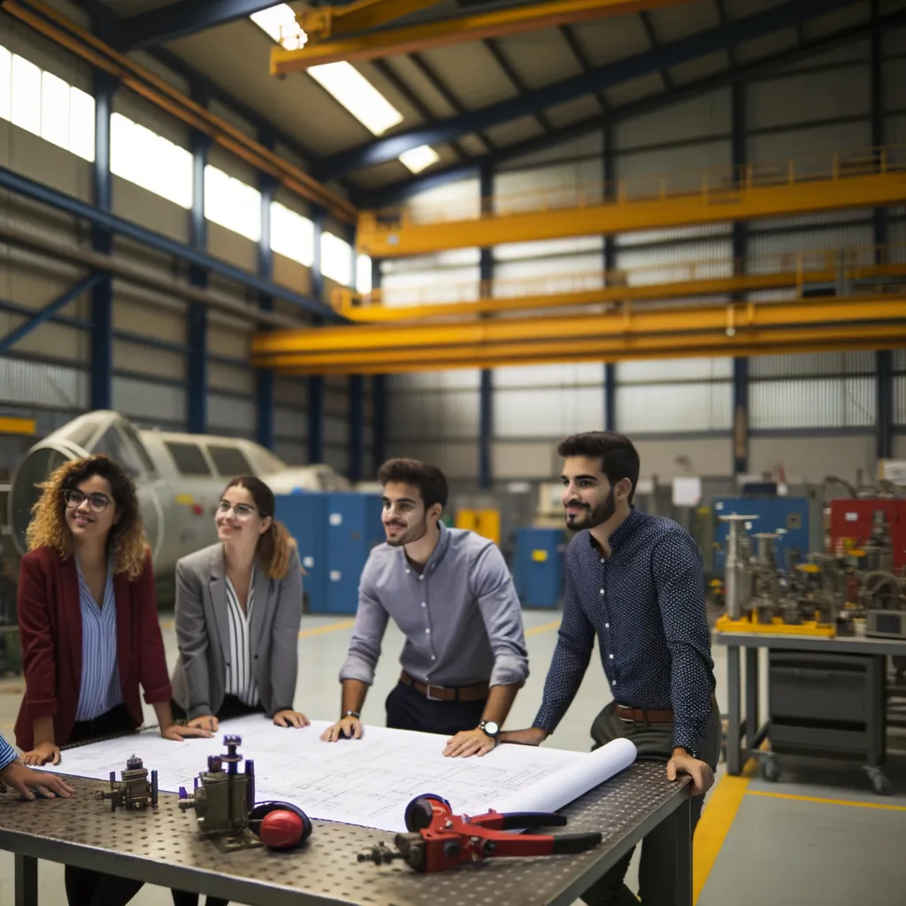 Illustration du secteur Industrie / Aero / Defense pour Schneider Electric