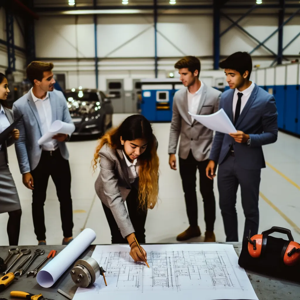 Illustration du secteur Industrie / Aero / Defense pour Renault