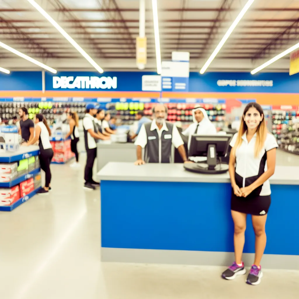 Illustration du secteur Retail / Distribution pour Decathlon