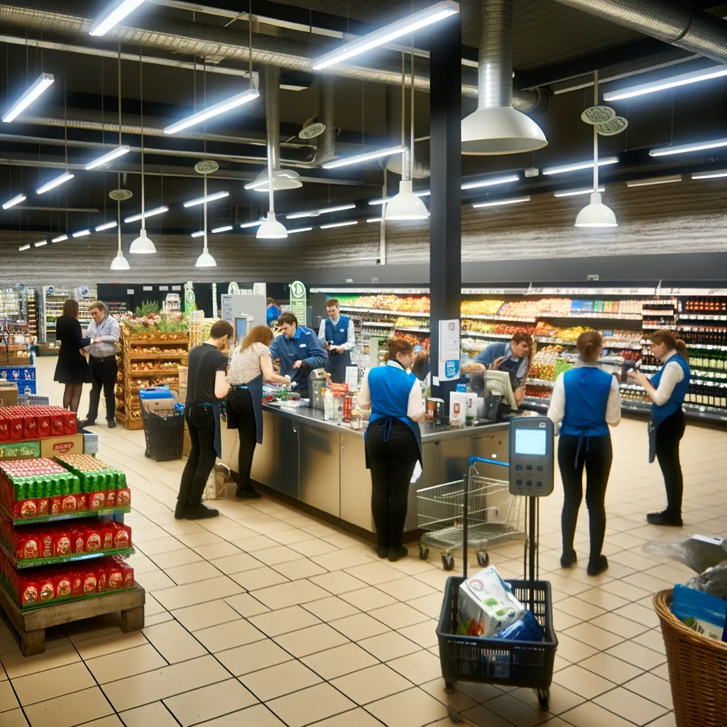 Illustration du secteur Retail / Distribution pour Carrefour